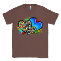 Chestnut autism hearts Classic Tee - Zillion Design Studio