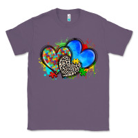 Lavender autism hearts Classic Tee - Zillion Design Studio