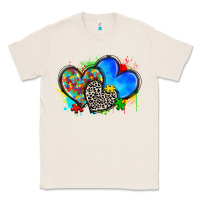 Natural autism hearts Classic Tee - Zillion Design Studio