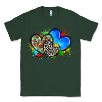 Sports Green autism hearts Classic Tee - Zillion Design Studio