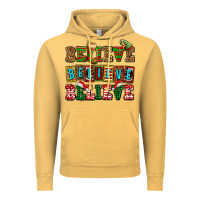 Vintage Mustard believe believe believe Vintage Hoodie - AdoDesignShop
