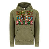 Vintage Olive believe believe believe Vintage Hoodie - AdoDesignShop