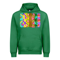 Emerald summer brushstroke Urban Hoodie - Jasminsmagicworld