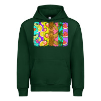 Foreset Green summer brushstroke Urban Hoodie - Jasminsmagicworld
