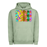Pigment Oil Green summer brushstroke Urban Hoodie - Jasminsmagicworld
