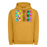 Pigment Peanut Butter summer brushstroke Urban Hoodie - Jasminsmagicworld