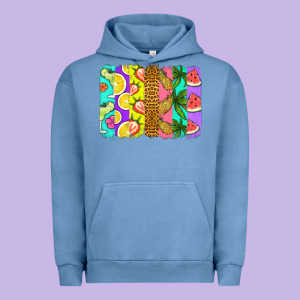 Summer Brushstroke Urban Hoodie Designed By Jasminsmagicworld