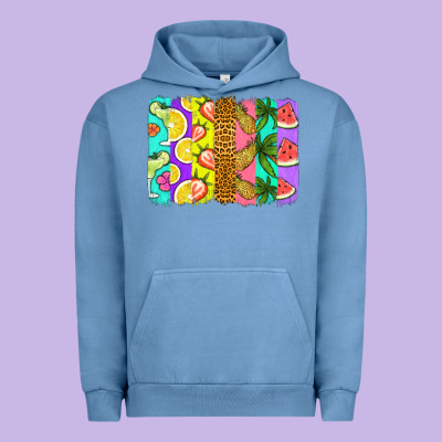 Summer Brushstroke Urban Hoodie Designed By Jasminsmagicworld