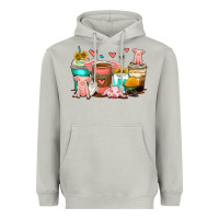 Moon Dust pigs coffee cups Heavyweight Hoodie - Zillion Design Studio