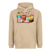 Mushroom pigs coffee cups Heavyweight Hoodie - Zillion Design Studio