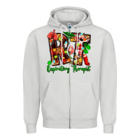 Christmas Respiratory Therapist Zipper Hoodie | Teevron