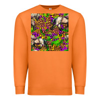 Carrot mardi gras leopard horse seamless pattern Premium Sweatshirt - FaDigitalArtStudio