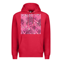 Cardinal breast cancer seamless pattern Premium Hoodie - Jasminsmagicworld