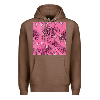 Chestnut breast cancer seamless pattern Premium Hoodie - Jasminsmagicworld