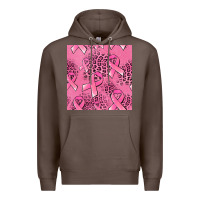 Coffee breast cancer seamless pattern Premium Hoodie - Jasminsmagicworld