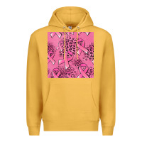Mustard breast cancer seamless pattern Premium Hoodie - Jasminsmagicworld