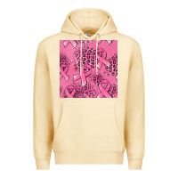 Pina Colada breast cancer seamless pattern Premium Hoodie - Jasminsmagicworld