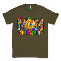Army Green mom autismlife zillion Classic Tee - Zillion Design Studio