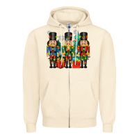 Sandshell christmas natcrackers Zipper Hoodie - Zillion Design Studio