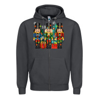 Smoke christmas natcrackers Zipper Hoodie - Zillion Design Studio