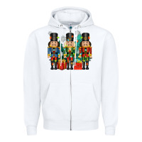 White christmas natcrackers Zipper Hoodie - Zillion Design Studio