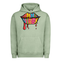 Pigment Oil Green summer vibes lips Urban Hoodie - Jasminsmagicworld
