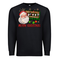 Black Merry christmas santa cassette Premium Sweatshirt - FaDigitalArtStudio