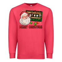 Cardinal Merry christmas santa cassette Premium Sweatshirt - FaDigitalArtStudio