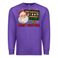 Purple Merry christmas santa cassette Premium Sweatshirt - FaDigitalArtStudio