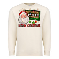 Sandshell Merry christmas santa cassette Premium Sweatshirt - FaDigitalArtStudio