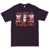 Plum you give me teachcardia Premium Tee - RacoonDesign