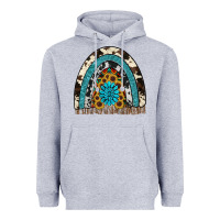 Rainbow Sunflower Gemstone Heavyweight Hoodie | Teevron