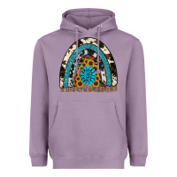 Lavender rainbow sunflower gemstone Heavyweight Hoodie - RanaPortraitStore