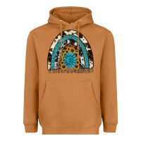 Meerkat rainbow sunflower gemstone Heavyweight Hoodie - RanaPortraitStore