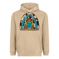 Mushroom rainbow sunflower gemstone Heavyweight Hoodie - RanaPortraitStore
