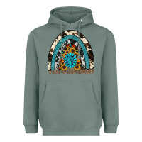 Sage rainbow sunflower gemstone Heavyweight Hoodie - RanaPortraitStore
