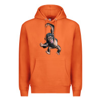 Carrot baby chimpanzee Premium Hoodie - LillyAllenDesigns