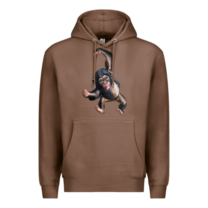 Baby Chimpanzee Premium Hoodie by LillyAllenDesigns | Teevron