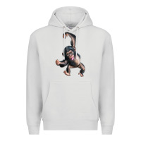 Dove Grey baby chimpanzee Premium Hoodie - LillyAllenDesigns