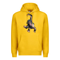 Lemon baby chimpanzee Premium Hoodie - LillyAllenDesigns