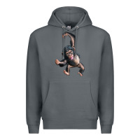 Rock baby chimpanzee Premium Hoodie - LillyAllenDesigns