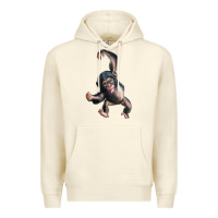 Sandshell baby chimpanzee Premium Hoodie - LillyAllenDesigns