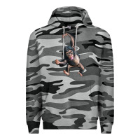 Slate Camo baby chimpanzee Premium Hoodie - LillyAllenDesigns