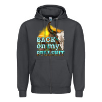 Smoke back on my bullshit Zipper Hoodie - texasbilliewilder