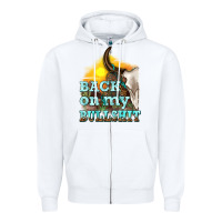 White back on my bullshit Zipper Hoodie - texasbilliewilder