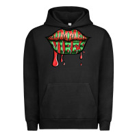 Pigment Black summer vibes watermelon lips Urban Hoodie - Jasminsmagicworld