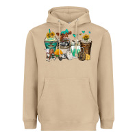 Mushroom cows coffee cups Heavyweight Hoodie - Zillion Design Studio