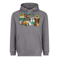 Storm cows coffee cups Heavyweight Hoodie - Zillion Design Studio