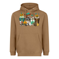 Toasted Coconut cows coffee cups Heavyweight Hoodie - Zillion Design Studio