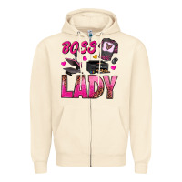 Sandshell boss lady Zipper Hoodie - texasbilliewilder